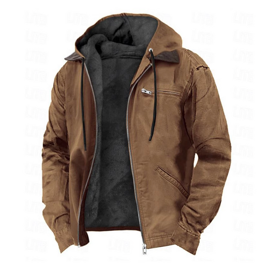 Morgan | Men's Hooded Zip-Up Jacket