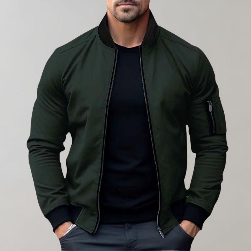 Darryl | Men's Zip-Up Bomber Jacket